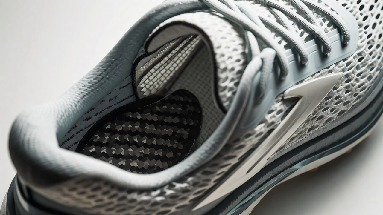 Interior view of Brooks shoe accommodating custom orthotics
