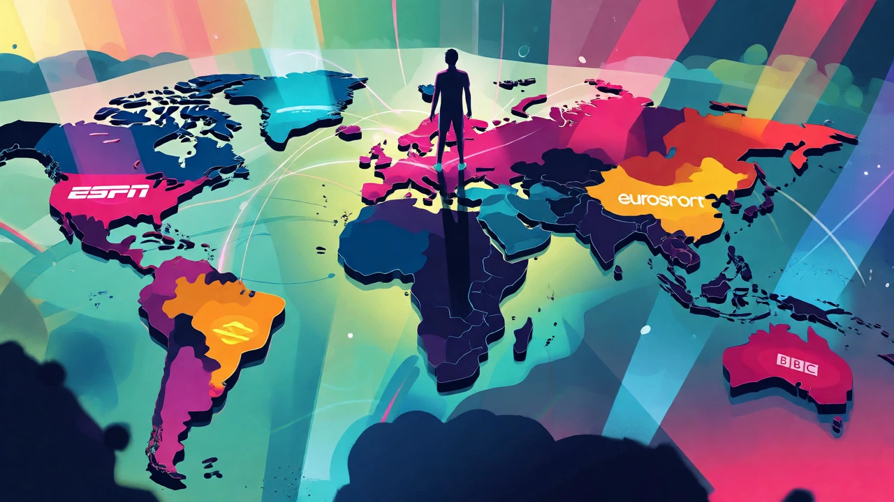 Illustration of global tennis broadcasting rights fragmentation